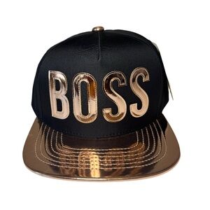 Boss Black and Gold Cap